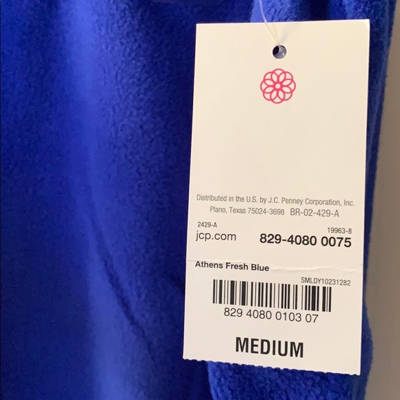 Made For Life zip fleece. Medium. NEW! - Picture 4 of 5